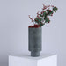 Buy Vase - Decorative Grey Finish Cylindrical Glass Flower Vase For Home Decor by Orange Tree on IKIRU online store