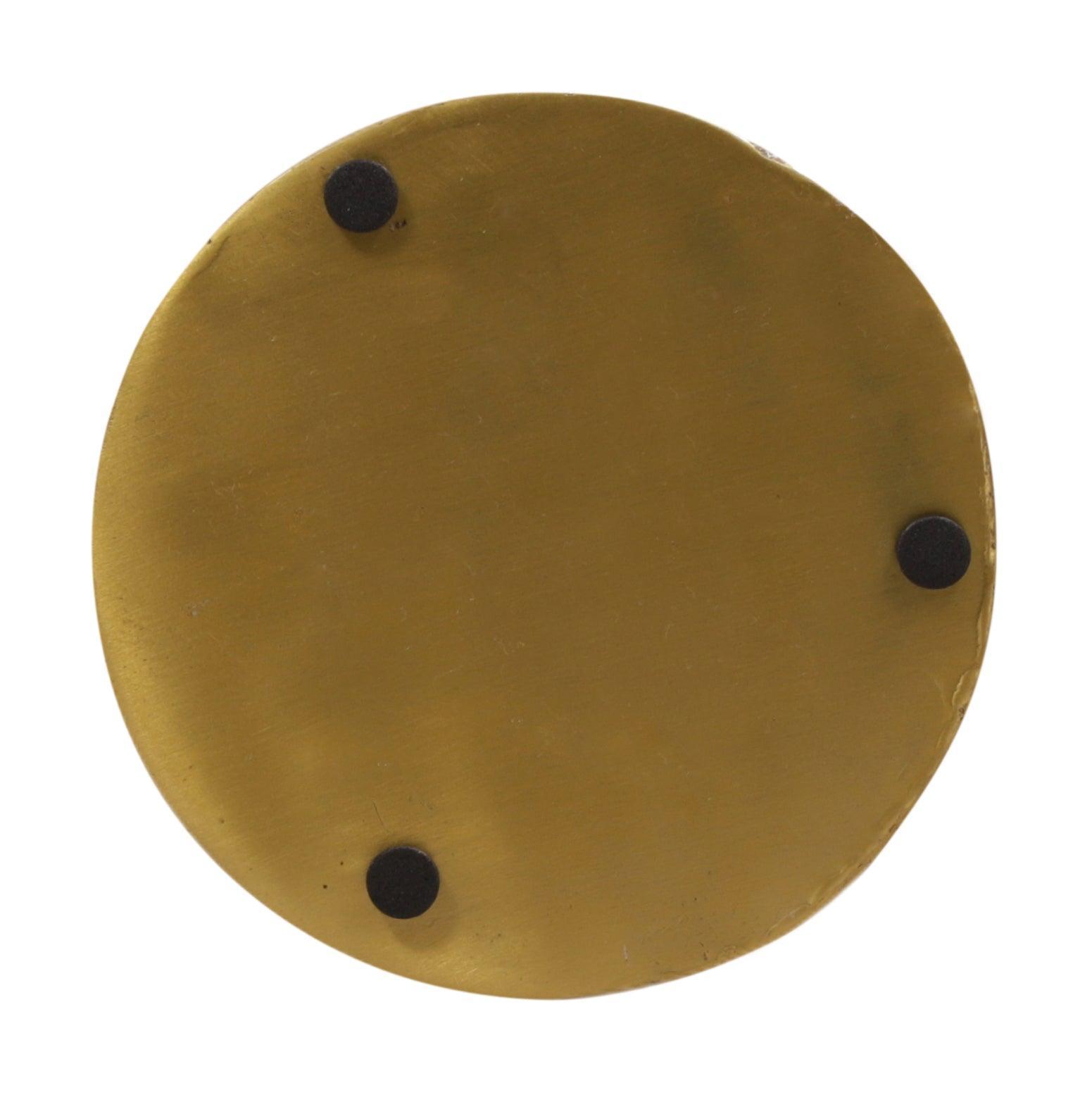 Buy Vase - Golden Vase For Home Decoration | Hammered Metal Flower Pot by House of Sajja on IKIRU online store