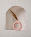 Buy Vase - Round Donut Polo Vase | Ceramic Pink Vase For Living Room & Home Decor by Purezento on IKIRU online store