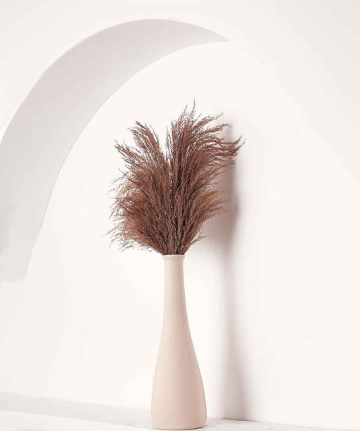 Buy Vase - White Tall Ceramic Flower Pot Vase for Home & Living Room Decor by Purezento on IKIRU online store