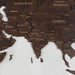 Buy Wall Art - 3D Wooden Wall Art Decor, World Map Decal, Jacobean by Wooden Art Studio on IKIRU online store
