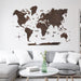 Buy Wall Art - 3D Wooden Wall Art Decor World Map Decal Jacobean by Wooden Art Studio on IKIRU online store