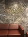Buy Wall Art - Geometric Metal Golden Frame Wall Art For Living Room, Bedroom, Hotels & Office by Handicrafts Town on IKIRU online store