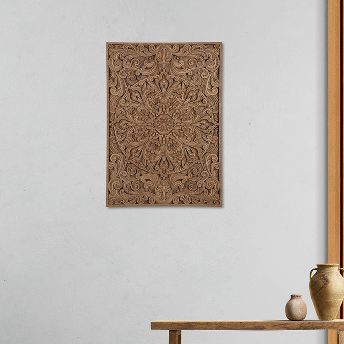 Buy Wall Art - Urban Flower Multi Layer Mandala by Wooden Art Studio on IKIRU online store