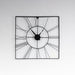 Buy Wall Clock - Black Metal Square Wall Clock Decor For Home & Office | 24 Inches by Handicrafts Town on IKIRU online store
