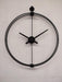 Buy Wall Clock - Black Metal Time Wheel Wall Clock For Home And Living Room by Zona International on IKIRU online store