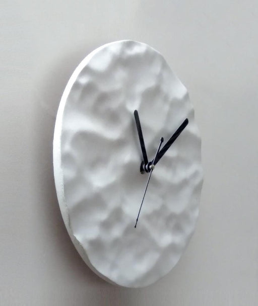 Buy Wall Clock - Concrete Round Wall Clock For Home, Living Room and Office by Concrete Aesthetics on IKIRU online store