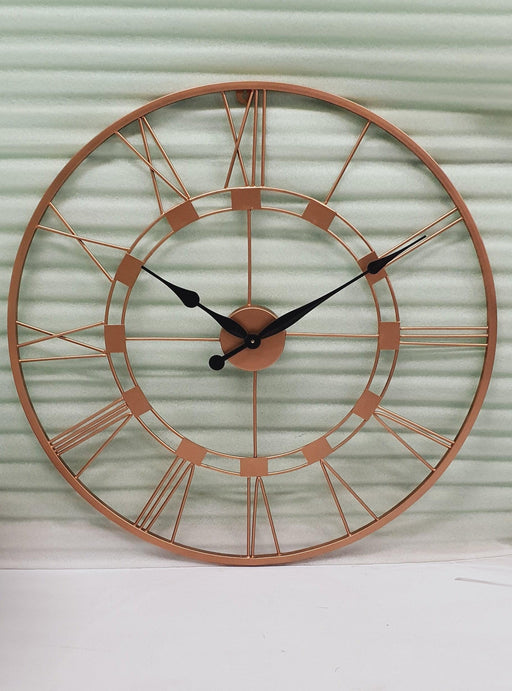 Buy Wall Clock - Decorative Copper Ring Wall Clock For Living Room And Bedroom by Zona International on IKIRU online store