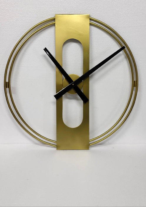 Buy Wall Clock - Double Ring Golden Wall Clock For Home And Living Room by Zona International on IKIRU online store