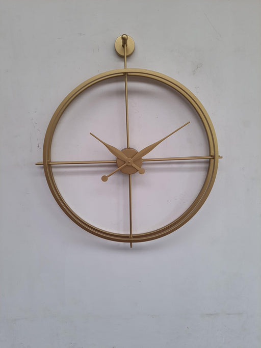 Buy Wall Clock - Metallic Ring Shaped Wall Clock by Zona International on IKIRU online store