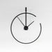 Buy Wall Clock - Minimilistic Black Round Metal Wall Clock For Living Room ,Office & Home Decor, 24 Inches by Handicrafts Town on IKIRU online store
