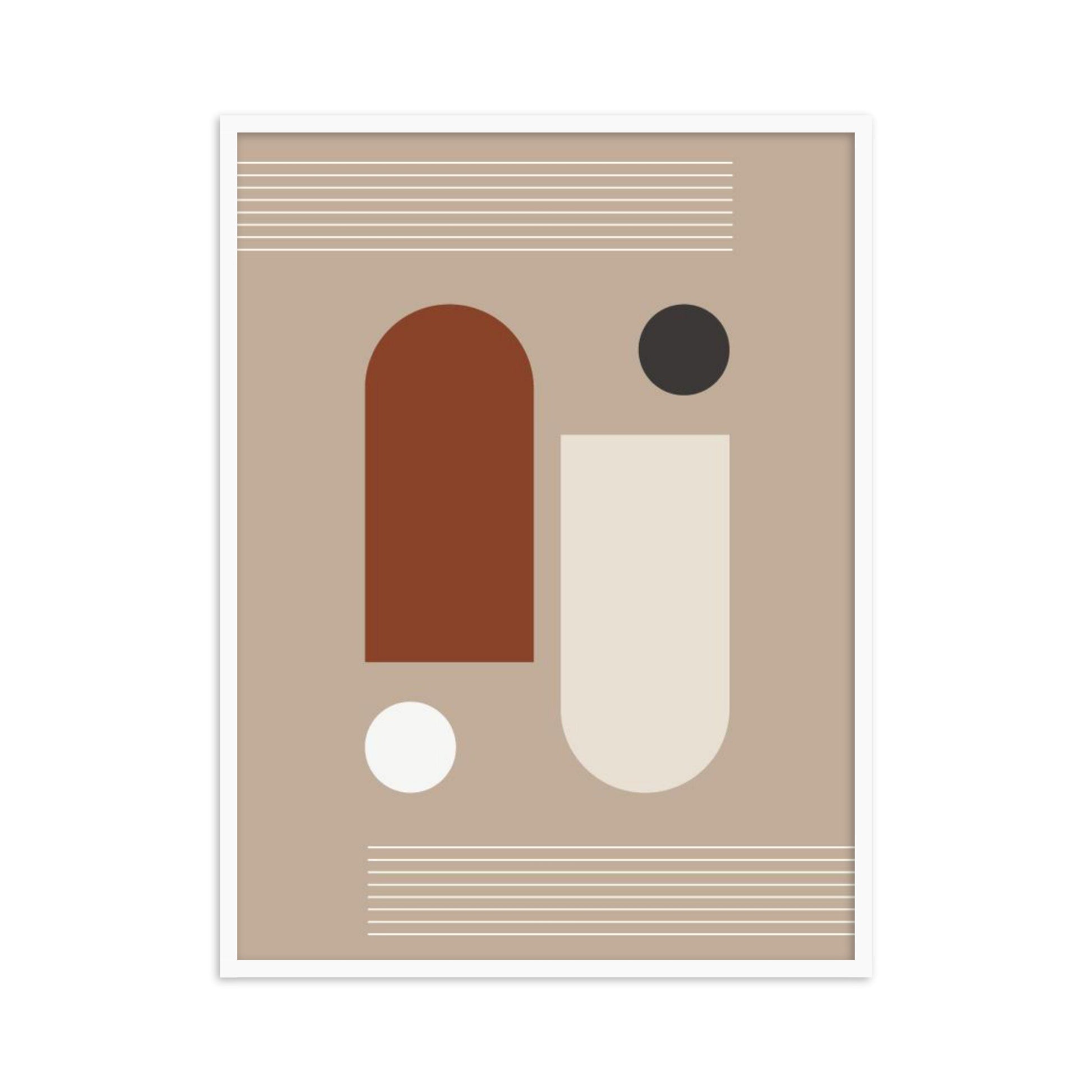 Buy Wall decor - Two Pods Abstract Wall Art Painting Frame For Living Room Bedroom and Home Decor by The Atrang on IKIRU online store