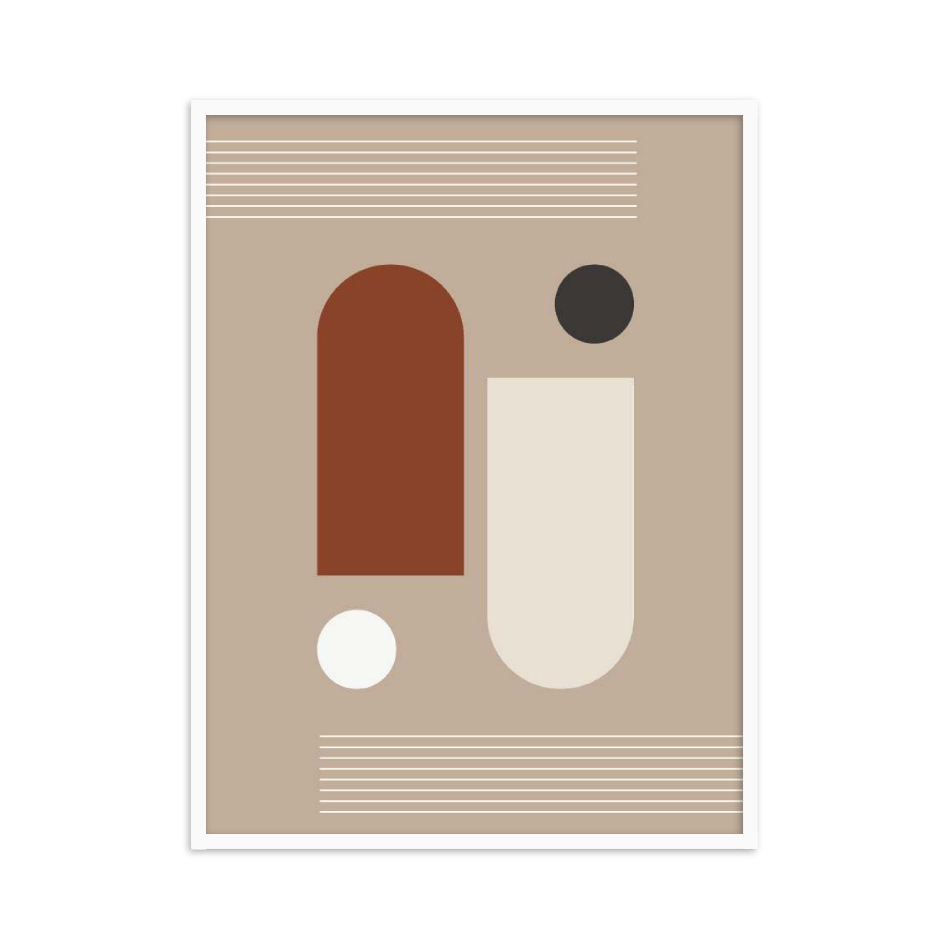 Buy Wall decor - Two Pods Abstract Wall Art Painting Frame For Living Room Bedroom and Home Decor by The Atrang on IKIRU online store