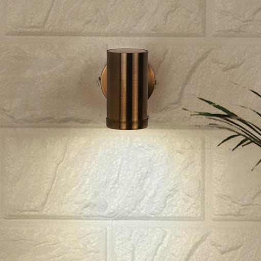 Buy Wall Light - Cylindrical Bedside Spot LED Wall Lamp Light For Indoor & Outdoor Space And Home Decor by Fos Lighting on IKIRU online store
