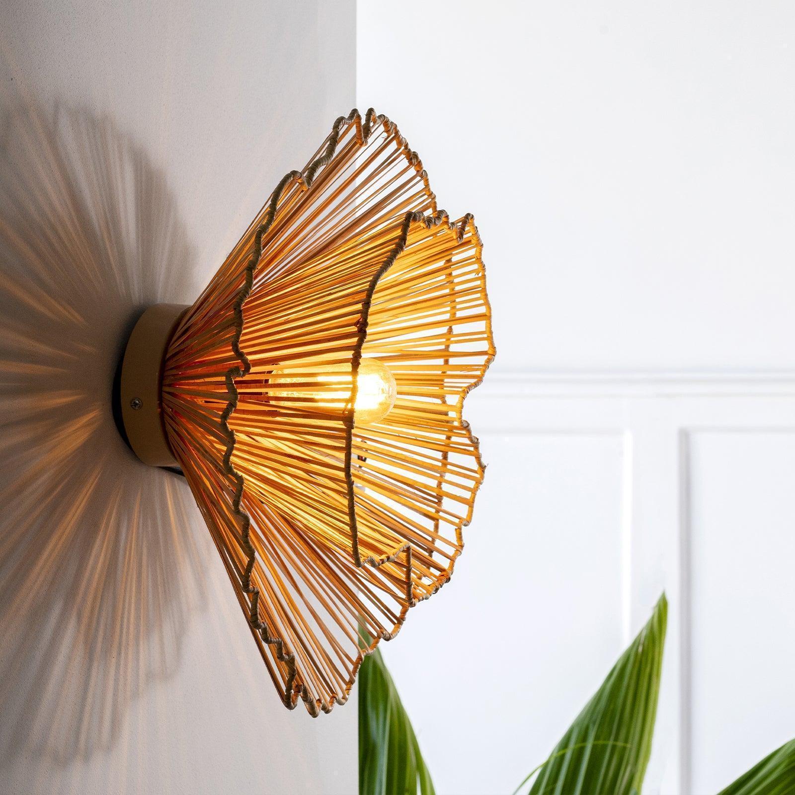 Klimt Cane Wall Lamp | Decorative Wall Mount Light For Home & Outdoor Space