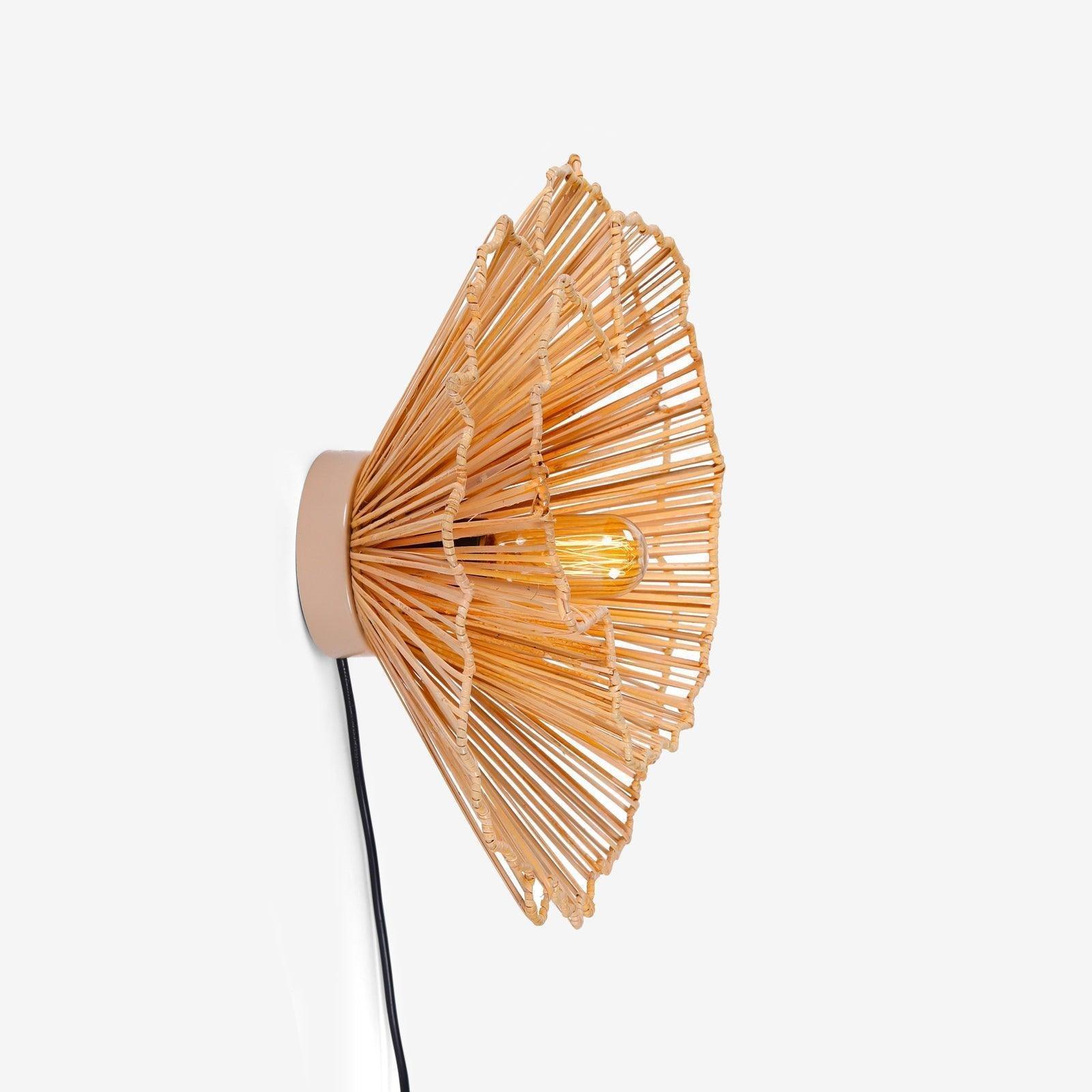 Buy Wall Light - Klimt Cane Wall Lamp | Decorative Wall Mount Light For Home & Outdoor Space by Orange Tree on IKIRU online store