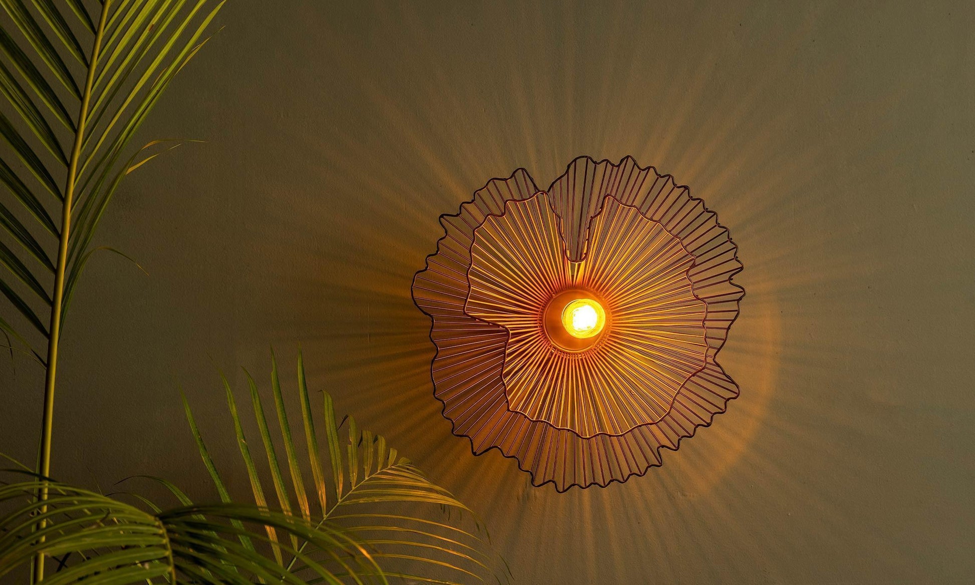 Buy Wall Light - Klimt Decorative Wall Lamp | Black Finish Wall Mount Light For Living Room Or Balcony by Orange Tree on IKIRU online store