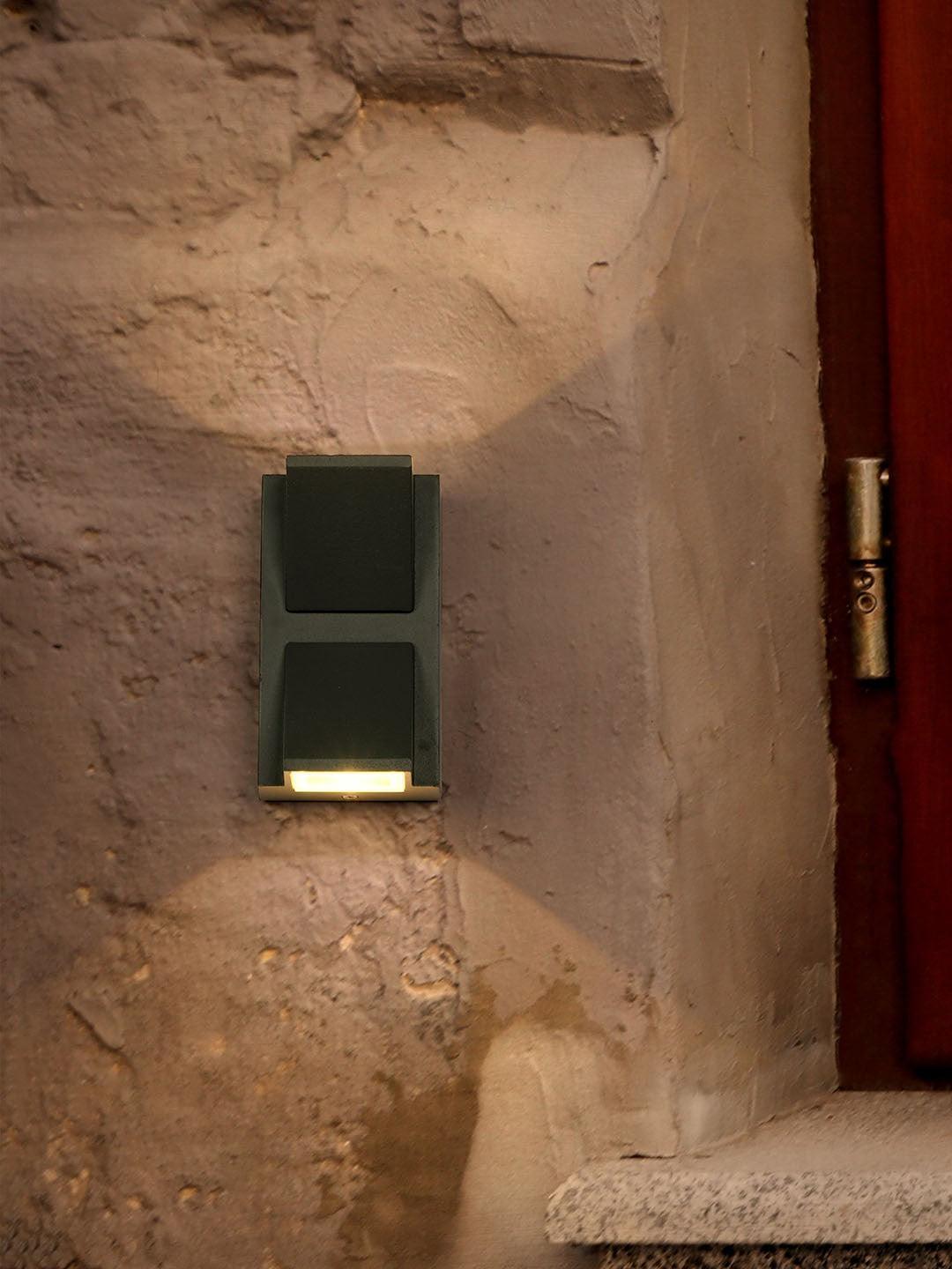 Rectangular Up Down Dual Lights | 2 Way Outdoor Wall Light For Home De ...