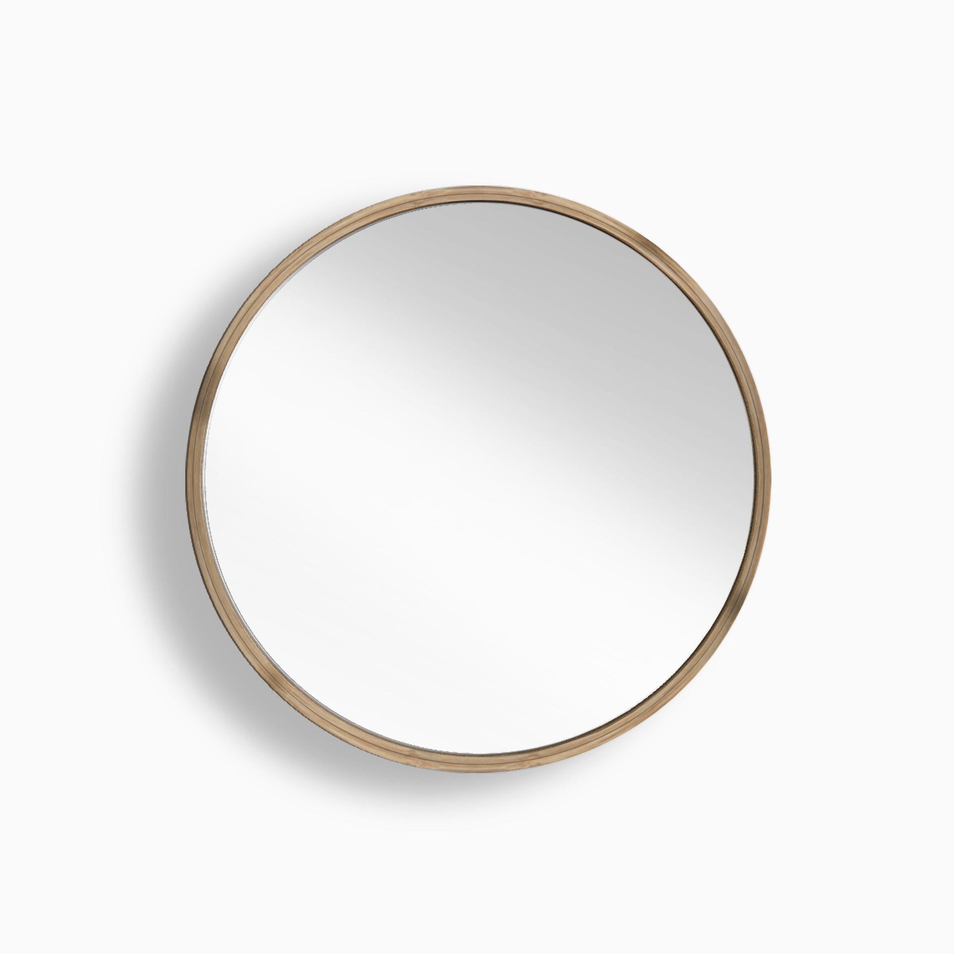 Buy Wall Mirror - Bamboo Mira Round Small Mirror | Circular Wall Mirror For Home Decor by Mianzi on IKIRU online store