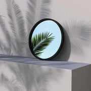 Buy Wall Mirror - Mira Black Round Wall Mirror | Circular Mirror For Home Decor by Mianzi on IKIRU online store