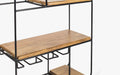 Buy Wall Shelves - Jasper Modern Bar Wall Shelf | Wooden & Metal Finish Wall Decor For Home by Orange Tree on IKIRU online store