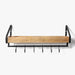 Buy Wall Shelves - Wooden Rack Holder For Storage & Organizer In Brown And Black by Casa decor on IKIRU online store