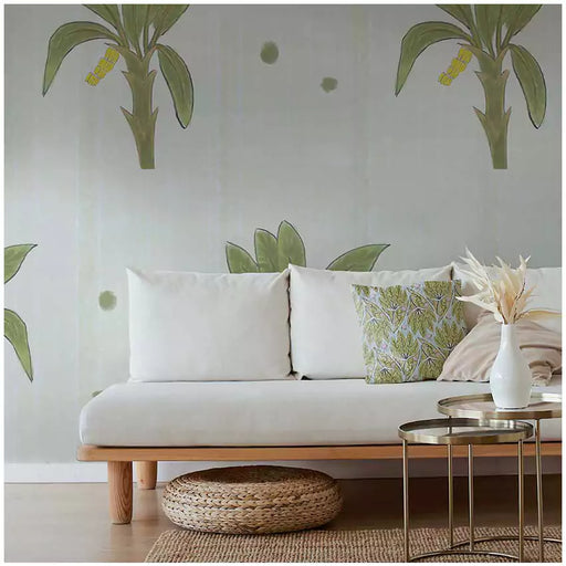 Buy Wallpaper - Banana Tree Booti Pattern Wallpaper by Reach Decor on IKIRU online store