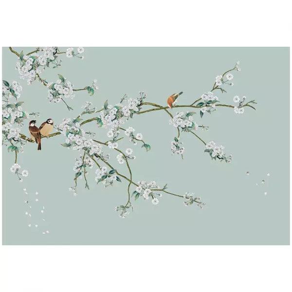 Buy Wallpaper - Birds on a Tree Mural Wallpaper by Reach Decor on IKIRU online store