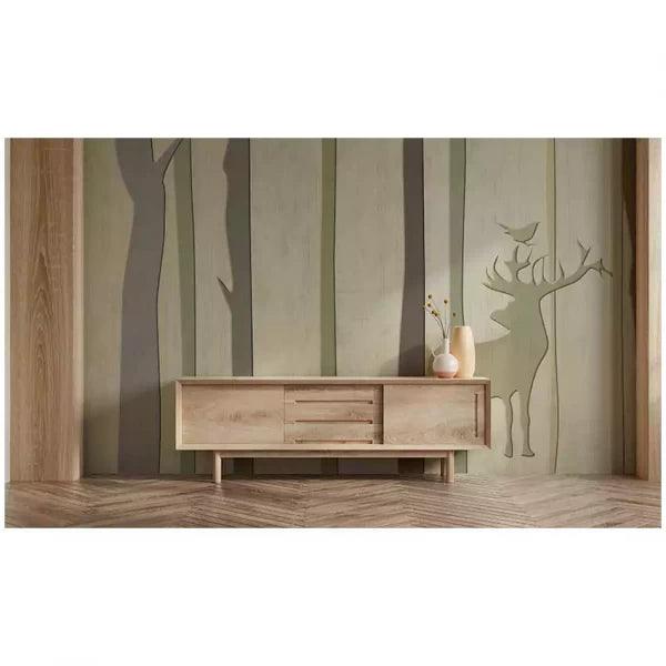 Buy Wallpaper - Deers Among the Trees Mural Wallpaper by Reach Decor on IKIRU online store