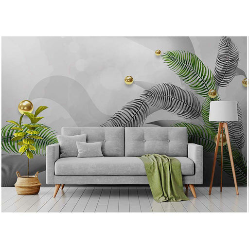 Buy Wallpaper - The Minimalistic Leaves Wallpaper by Reach Decor on IKIRU online store