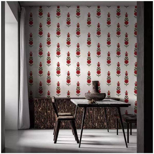 Buy Wallpaper - The Rosy Rockets Wallpaper by Reach Decor on IKIRU online store