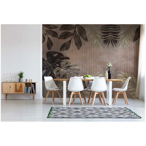 Buy Wallpaper - The Tanned Leaves Wallpaper by Reach Decor on IKIRU online store